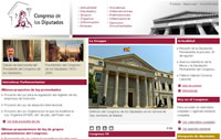 Página Web del Congreso de los Diputados.