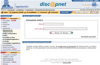 Página Web de Discapnet.