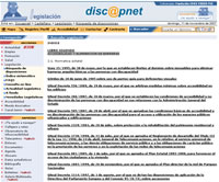 Página Web de Discapnet
