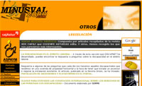 Página Web de Minusval2000.com.