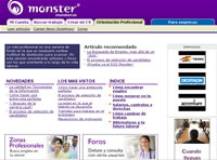 Página Web de MONSTERS