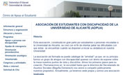 Asociación de Estudiantes con Discapacidad de la Universidad de Alicante (APADUA)