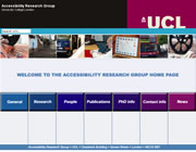 UCL Accessibilty Research Group