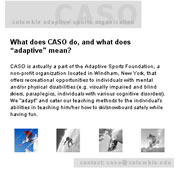CASO (Columbia Adaptative Sports Organization)