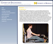 Center for Ergonomics