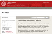 Employment and Disability Institute