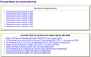 Encuentros con antiguos alumnos