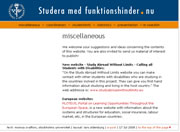 Studera med funktionshider.nu