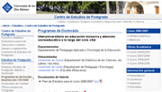 Doctorado en Interuniversitario en educación inclusiva y atención socioeducativa a lo largo del ciclo vital.