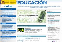 PÃ¡gina Web de CNICE. Centro Nacional de InformaciÃ³n y ComunicaciÃ³n Educativa.