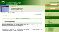 Página web de la Consejería de Empleo