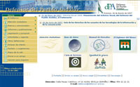 Página Web del Defensor del Pueblo Andaluz.