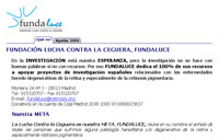 Página Web de la Fundación Lucha contra la Ceguera FUNDALUCE.
