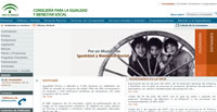 Página Web de la Consejería de Igualdad y Bienestar Social.