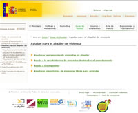 Página Web del Ministerio de Vivienda