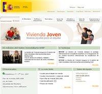 Página Web del Ministerio de Vivienda