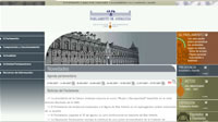 Página Web del Parlamento de Andalucía.